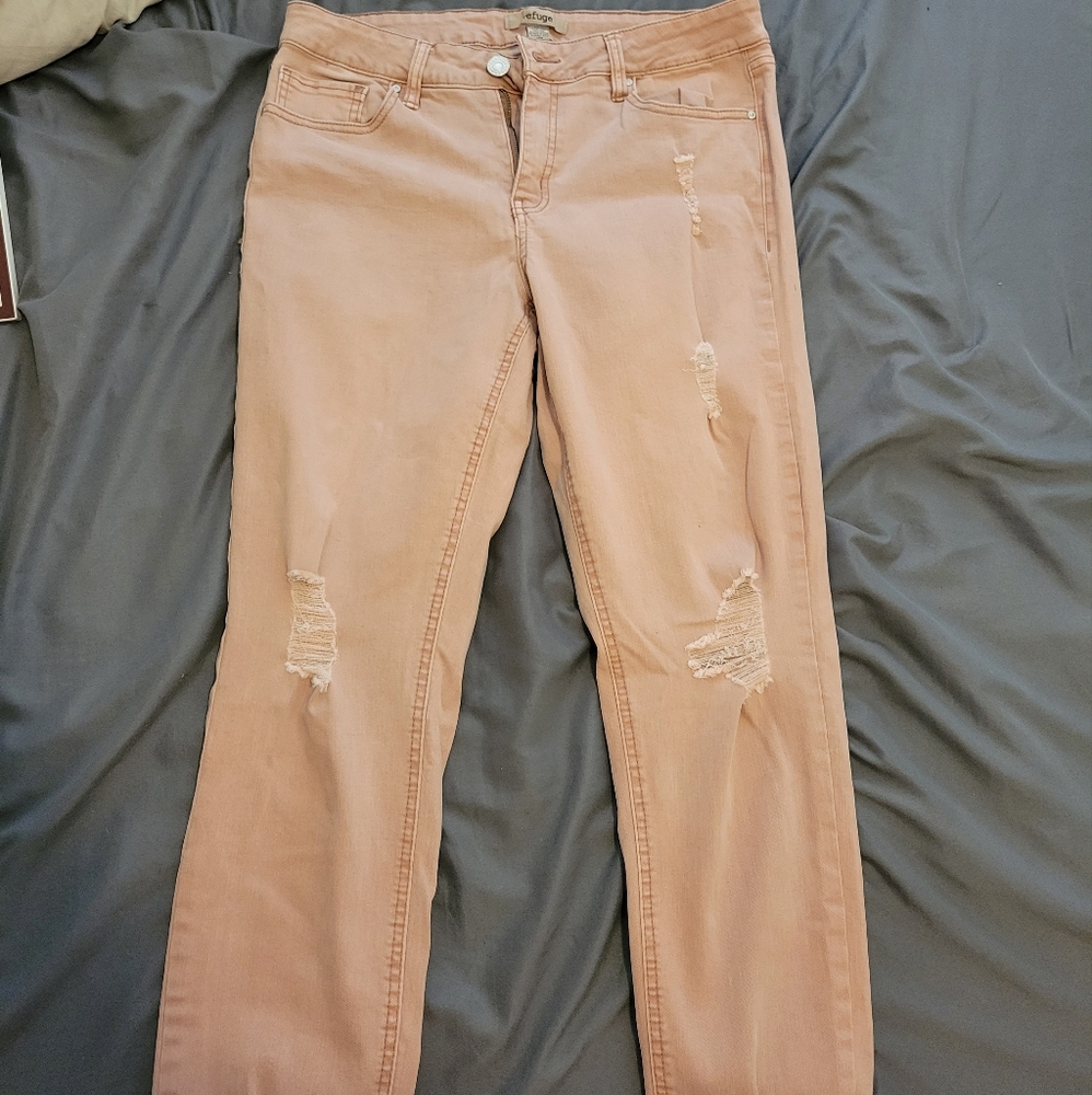 Women's size 10 blush skinny jeans